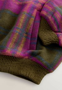 BUBBLE HEM - Cardigan - tan brown