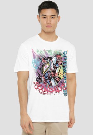 TRANSFORMERS GENERATIONS STREET STYLE DECEPTICON SOUNDWAVE - Print T-shirt - white