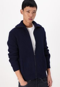 GAP CASHSOFT FULL ZIP - Cardigan - navy