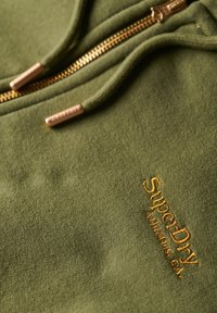 Superdry & Co Sweater met rits - olive khaki