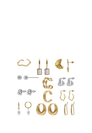 ADVENTSKALENDER - MEHRTEILIG 25 SCHMUCKSTÜCKE - Boucles d'oreilles - bicolor
