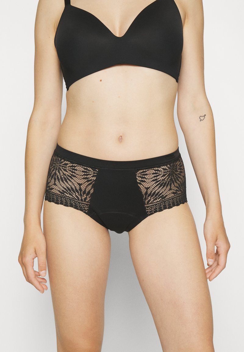 Chantelle PERIOD PANTY HIGH WAIST FULL BRIEF - Lenjerie pentru menstruație. - black