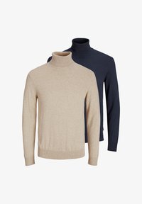 Non sélectionné, dunkelblau/beige