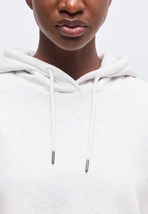 PUMA CLASS STANDARD HOODIE - Hoodie - white glow heather — photo 6