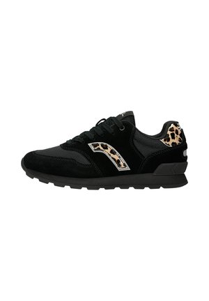 SNEAKERSY Z PANTERKĄ - Sneakers basse - black