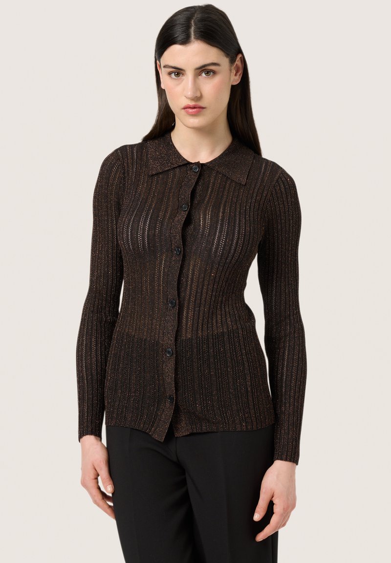 Soaked in Luxury LAISA - Cardigan - copper