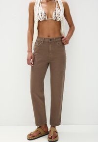 PULL&BEAR - Mom-farkut - brown Pienoiskuva 1
