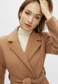 YAS YASKILIVA COAT - Klasičan kaput - tobacco brown