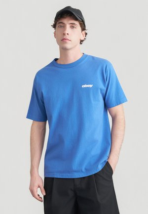 BOUNCE - Tričko s potlačou - pigment electric indigo