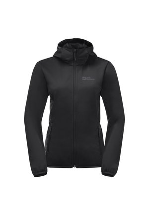 Jack Wolfskin WINDHAIN  - Giacca softshell - black