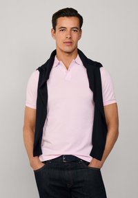 Hackett London SLIM FIT LOGO - Polokošeľa - pink