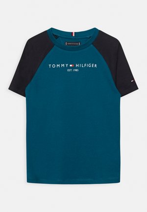 ESSENTIAL COLORBLOCK - T-shirt imprimé - petrol