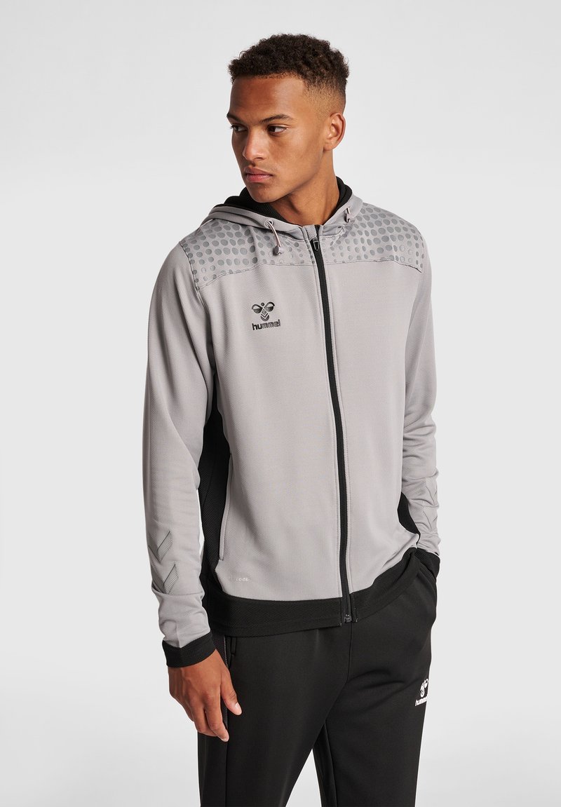 Hummel - POLY  - Sudadera con cremallera - grey melange, Ampliar