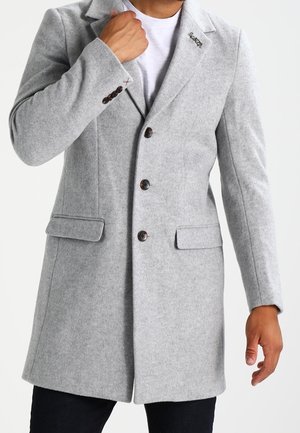 Abrigo corto - mottled light grey