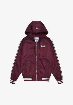 Lonsdale, LONSDALE FRAUEN WINDJACKE MERIDEN - Veste mi-saison - oxblood chalk