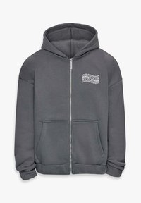 Dropsize HEAVY MIRRORED LOGO  - Sweatjakke - grey