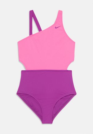ASYMMETRICAL MONOKIN - Plavky - hyper pink