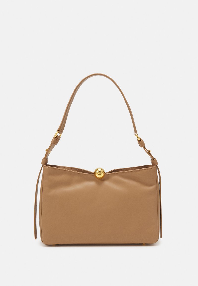 Lucky Brand Women's Zena Vegan Bucket Handbag - Vanilla Color, Belted Detail - View #7