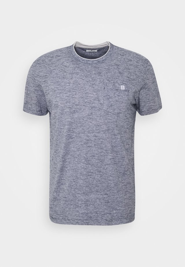 FINELINER WITH POCKET - T-Shirt basic - dark blue