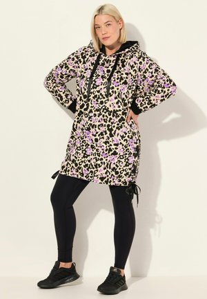 LONG LEONUSTER BÄNDER LANGARM - Sweat à capuche - black