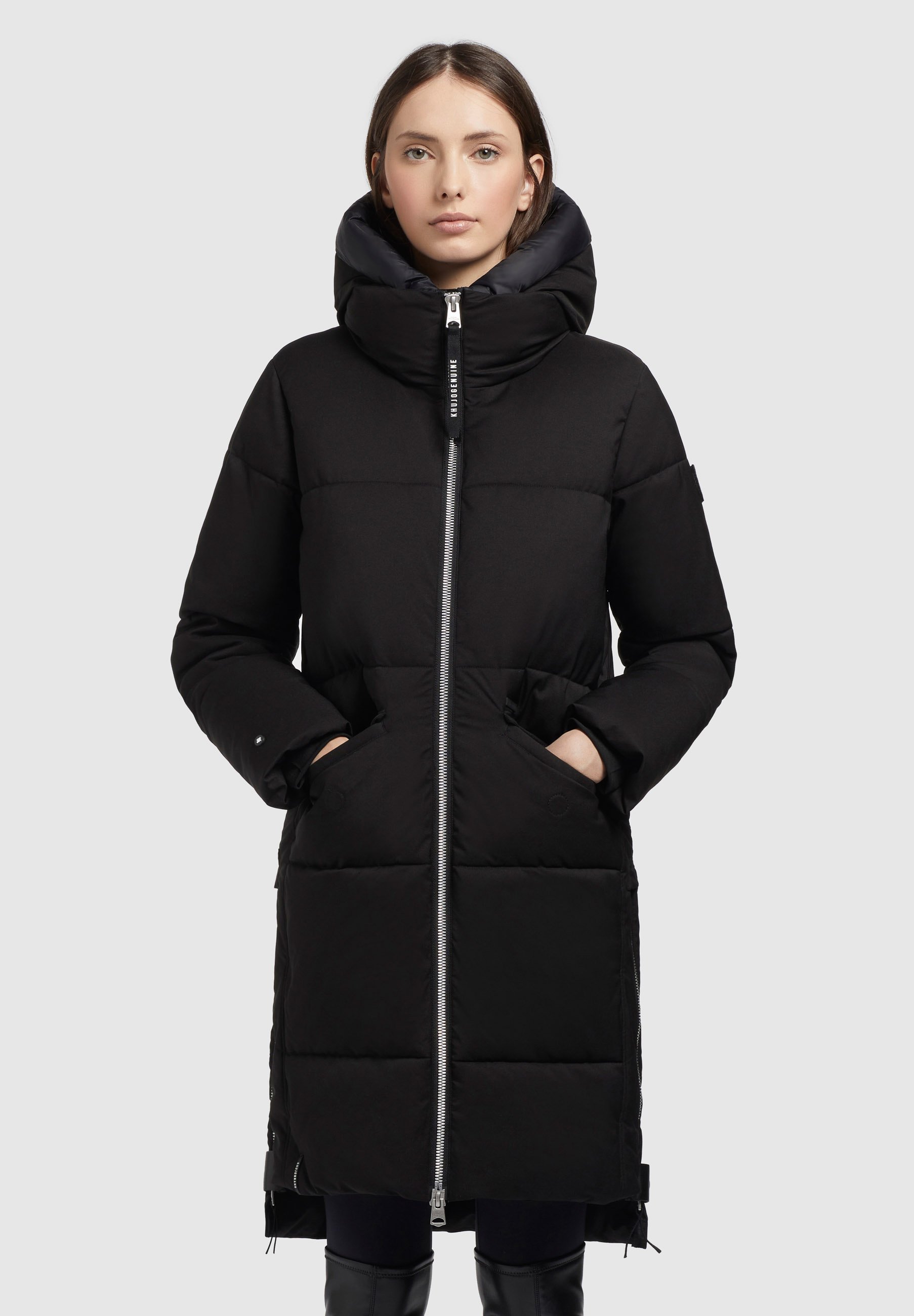 Winter Coat Khujo Jacke Xxl Khujo YEONY Winter Coat Schwarz/black