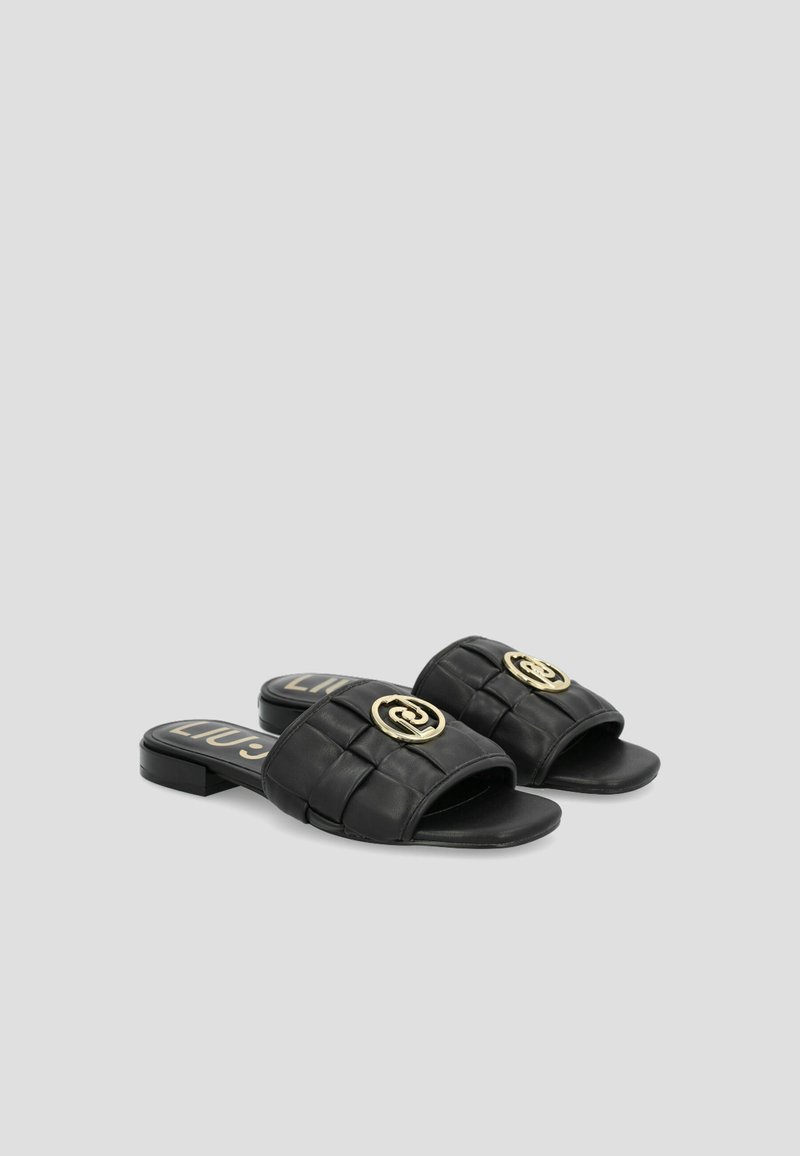 Damen Sneaker | LIU JO Pantolette flach black/schwarz - SQ95431 Damen Sneaker | LIU JO Pantolette flach black/schwarz - SQ95431