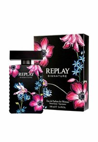 Replay Fragrances - GIFTSET REPLAY SIGNATURE WOMAN EDP 100ML + POCHETTE - Eau de parfum - black Miniatyrbild 1