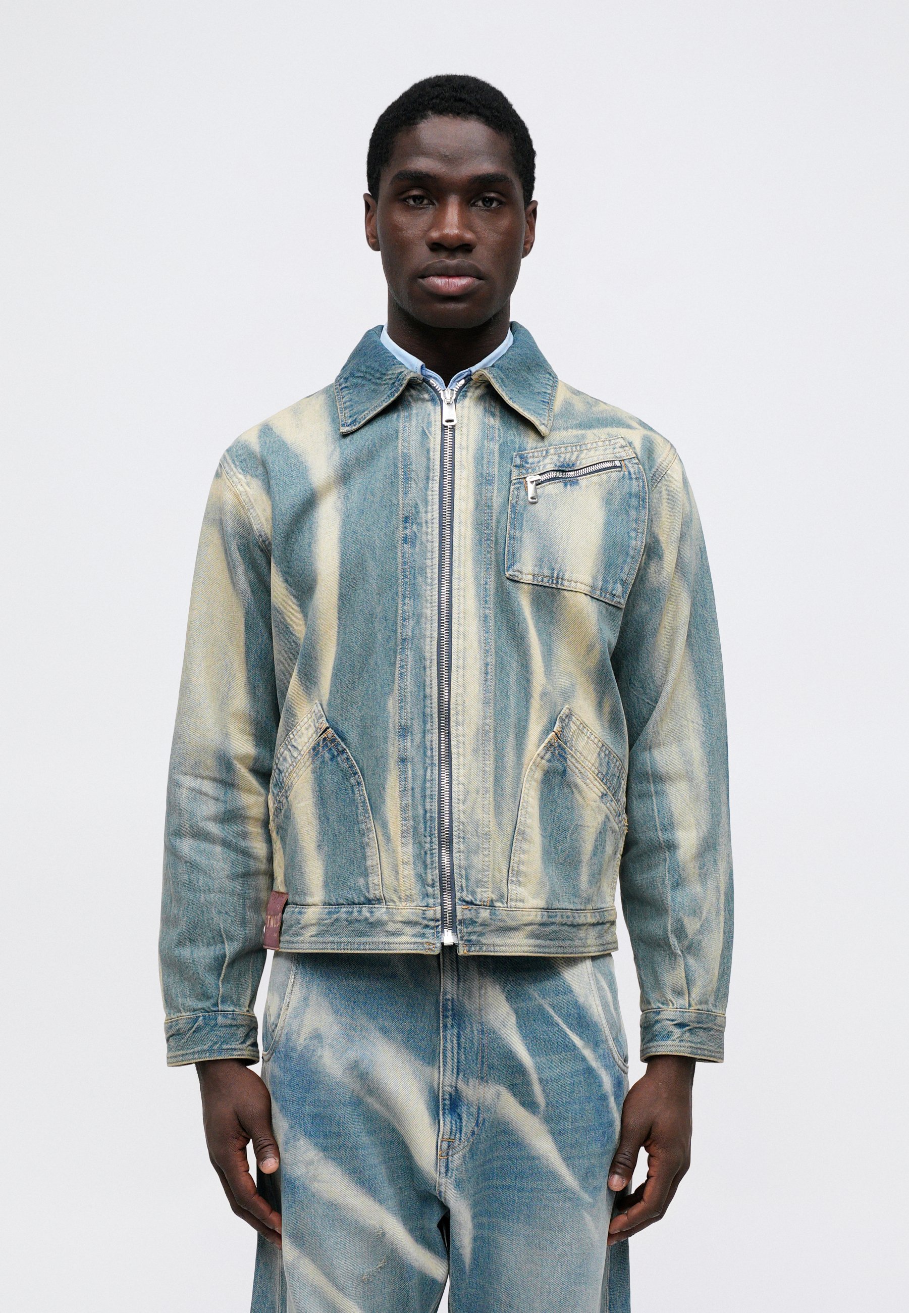 Vivienne Westwood PIRANHA JACKET - Denim jacket - blue/destroyed 