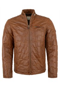bugatti Lederjacke - cognac