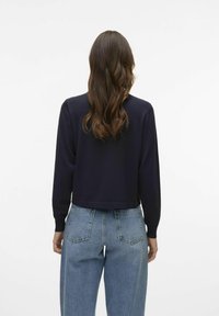 Vero Moda SILJE LS O NECK GA NOOS - Pullover - salute