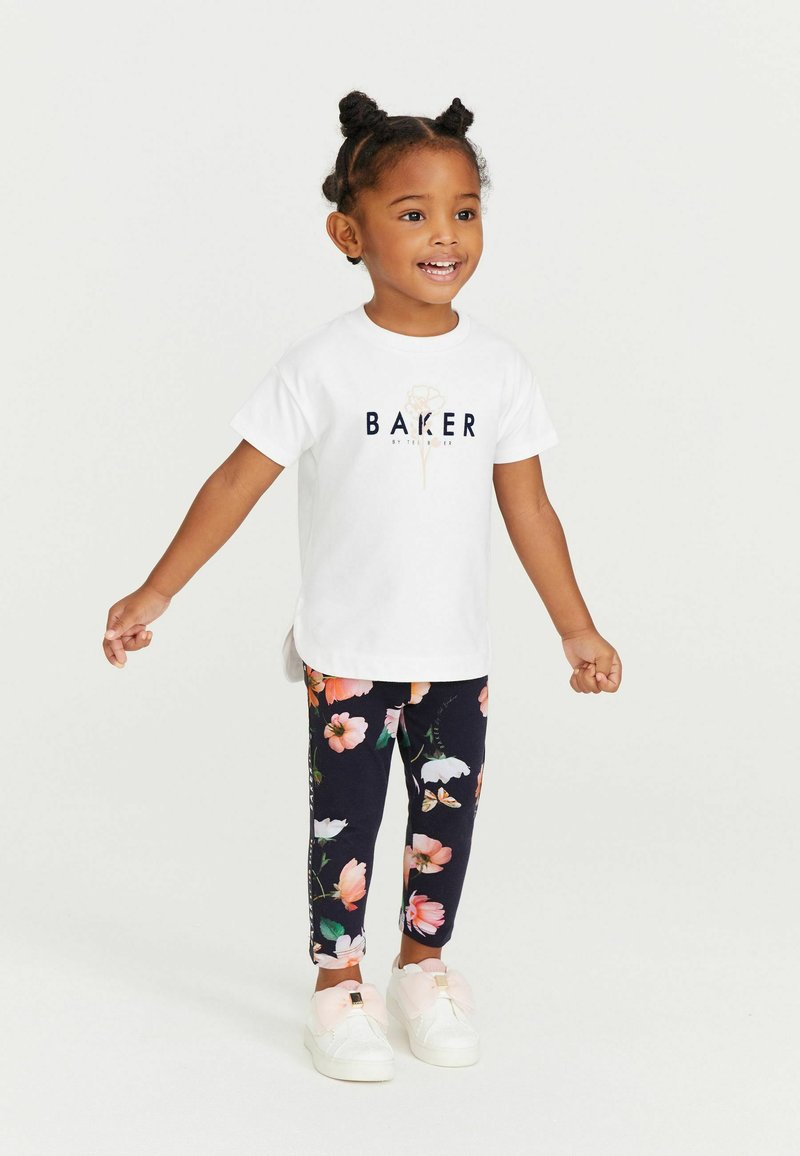 Baker by Ted Baker FLORAL SET STANDARD Leggings Hosen navy/pink