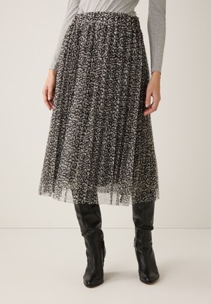 LEO-SCHLUPF - A-lijn rok - shiny jacquard