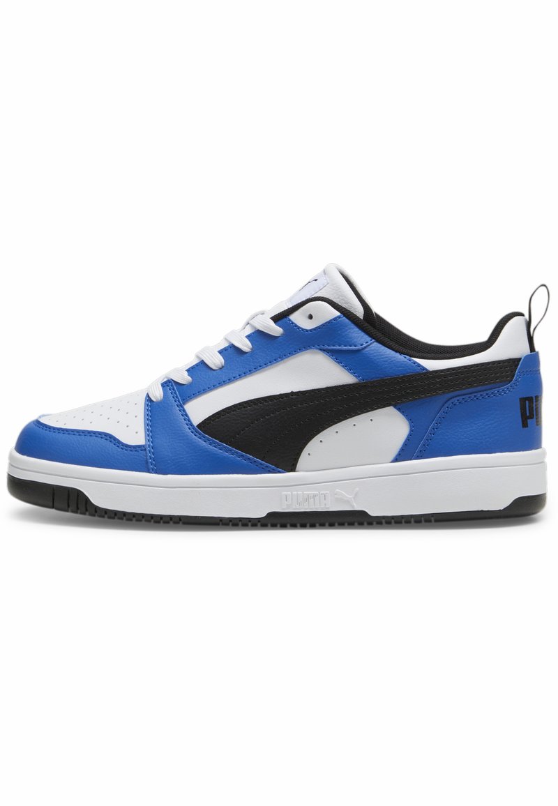 Puma REBOUND V6 UNISEX  - Matalavartiset tennarit - white- black team royal