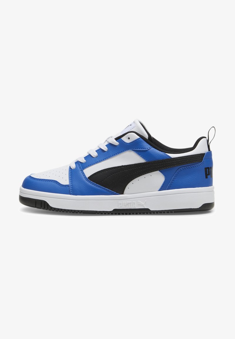 Puma REBOUND V6 UNISEX  - Matalavartiset tennarit - white- black team royal