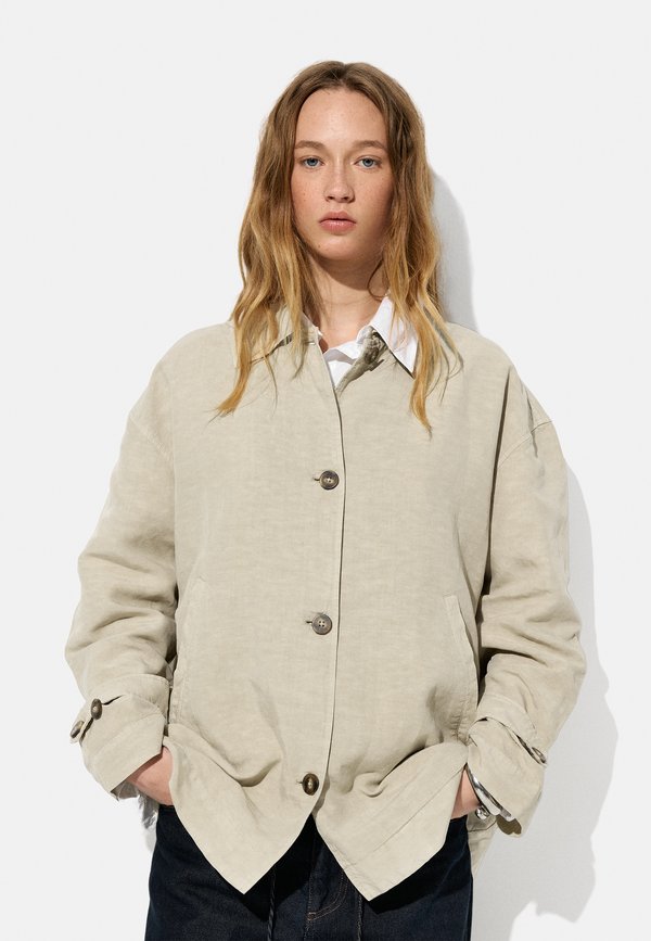 PENNYLAN - Short coat - khaki