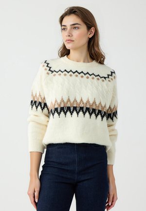 Pullover - cream