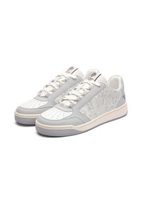 Ed Hardy ACE LOW - FLAMES - Sneakers basse - grey/white