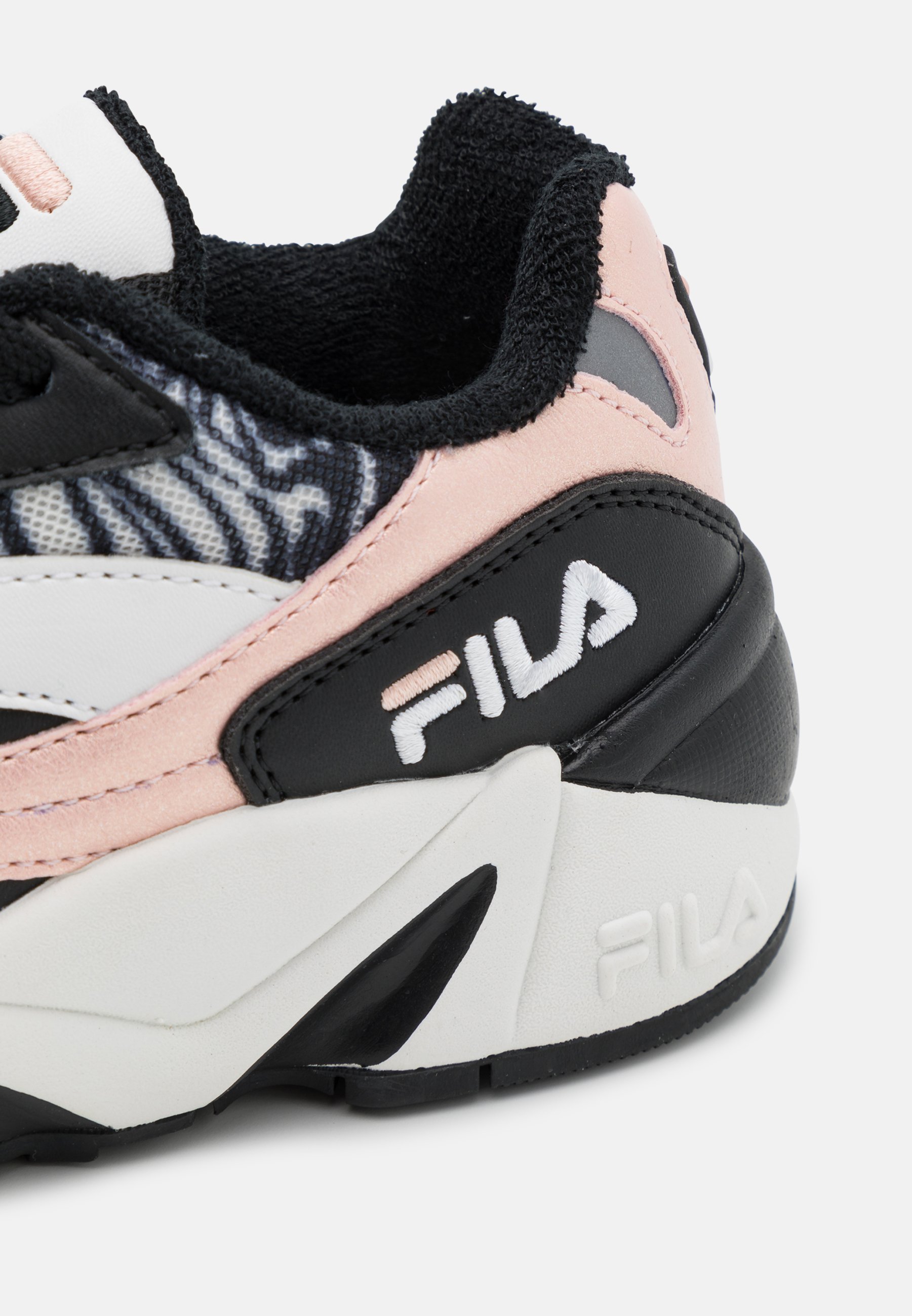 fila shoes black and rose gold