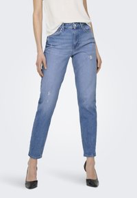 ONLY - HIGH WAIST EMILY - Jean boyfriend - light blue denim Image miniature 1