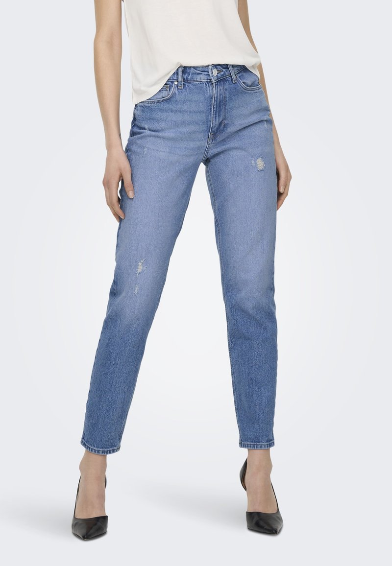 ONLY - HIGH WAIST EMILY - Jean boyfriend - light blue denim, Agrandir