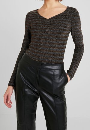 VILA T-shirt à manches longues - black