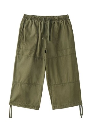 Stradivarius, RELAXED FIT POPLIN BERMUDA SHORTS - Shorts - khaki