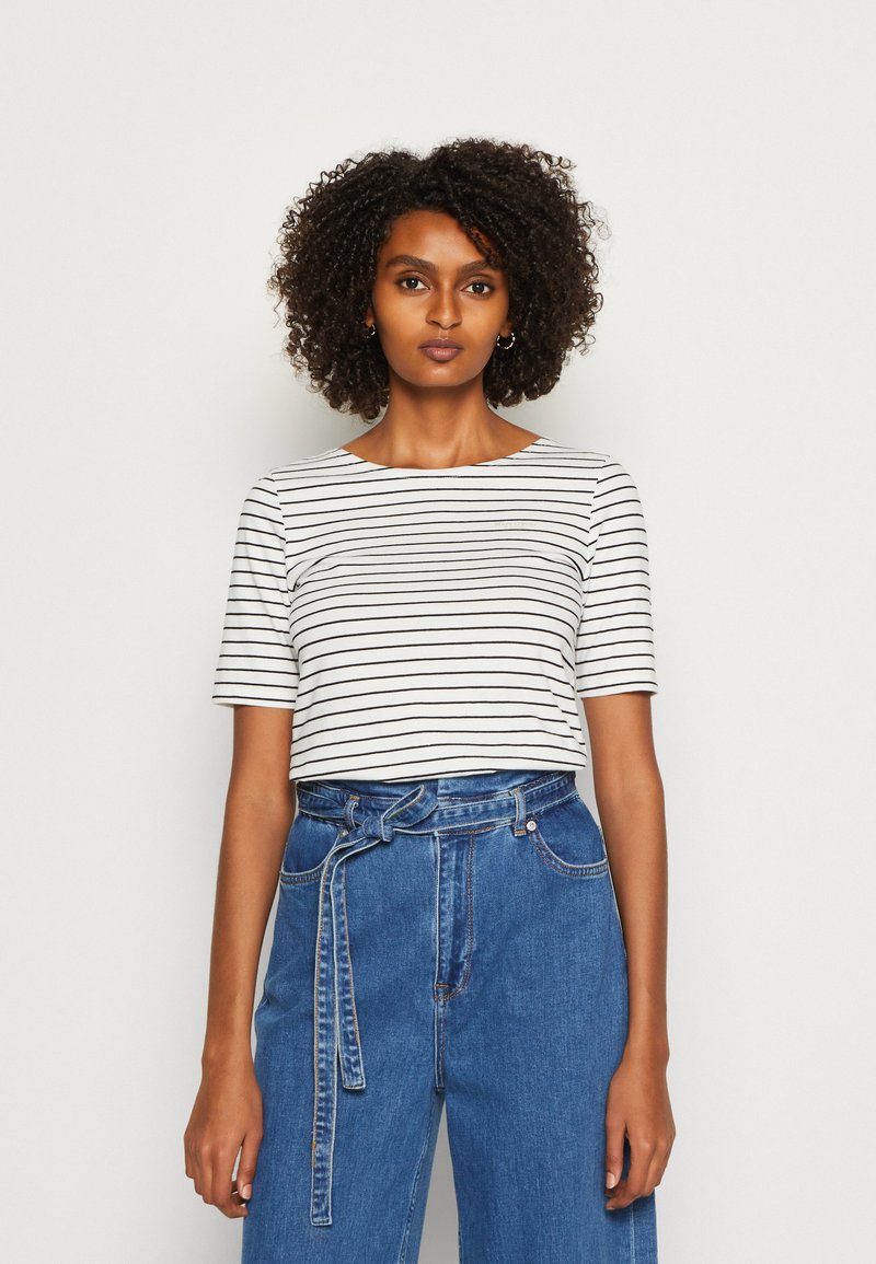 Marc O'Polo SHORT SLEEVE ROUND NECK - T-Shirt print - multi/black ...