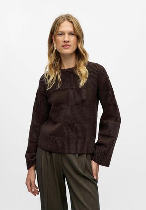 Jersey de punto - seal brown