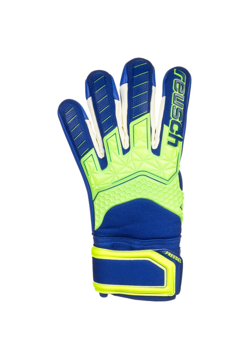 Herren Caps, Mützen & Hüte | Reusch ATTRAKT FREEGEL S1 Fingerhandschuh safety yellow / deep blue/neongelb - SE89114 Herren Caps, Mützen & Hüte | Reusch ATTRAKT FREEGEL S1 Fingerhandschuh safety yellow / deep blue/neongelb - SE89114