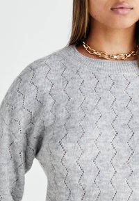 Vero Moda VMYEN ONECK - Maglione - light grey