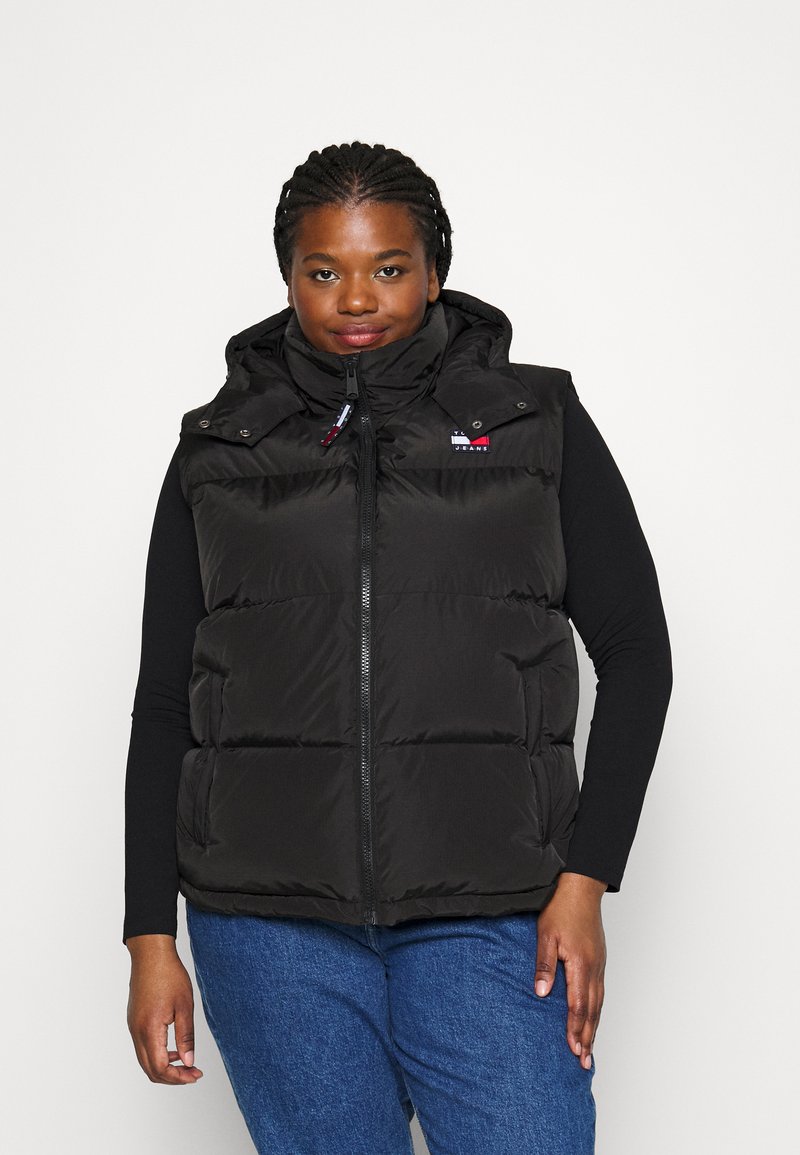 Tommy Jeans Curve - ALASKA PUFFER VEST - Vest - black, Suurenda