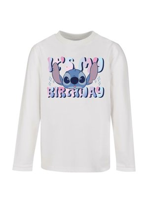 LILO AND STITCH - MY BIRTHDAY LONGSLEEVE - Sweatshirt - white