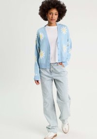 Cache Cache LANGE ÄRMEL - Strickjacke - bleu pastel