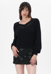TWINSET MAGLIA - Vesta - nero